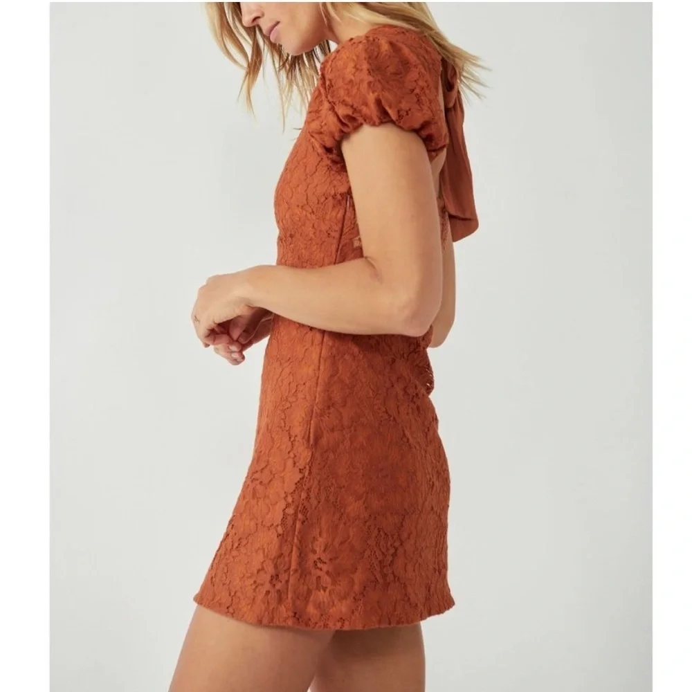 Free People Hailee Lace Mini Dress